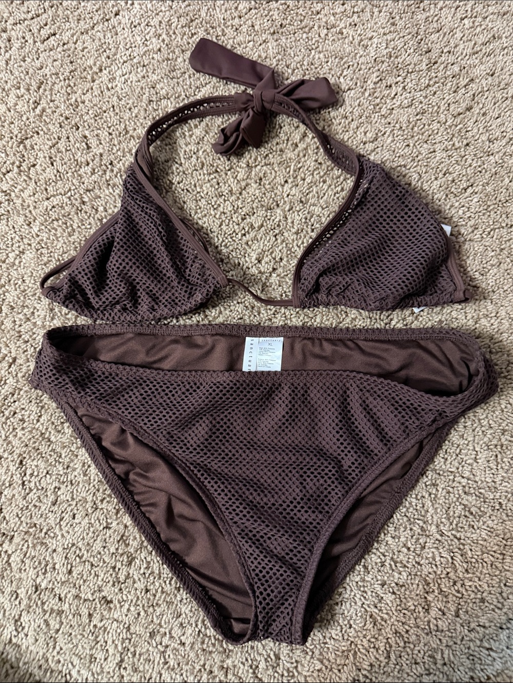 Sanctuary Brown bikini size extra large